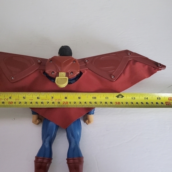 RARE Superman Mattel 12 Inches Action Figure With Retractable Wings - Picture 11 of 12